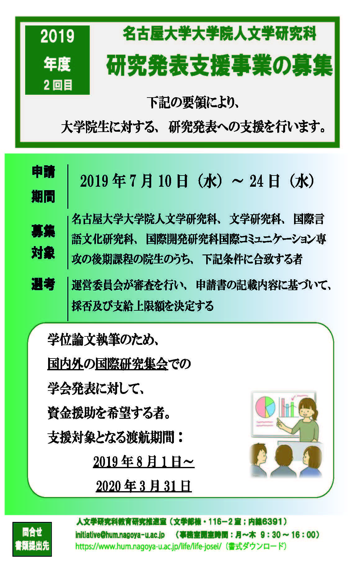 研究助成 名古屋大学人文学研究科